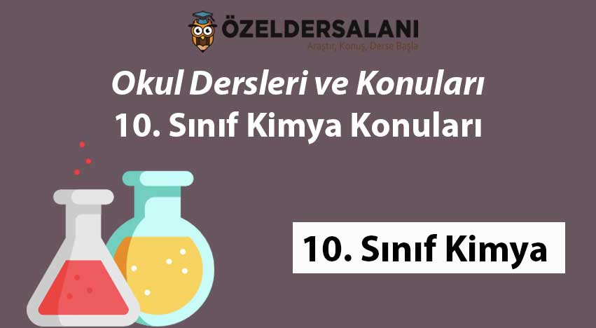 En Güncel 10. Sınıf Kimya Konuları