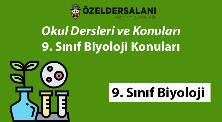 9.Sınıf Biyoloji Konuları - En Günceli