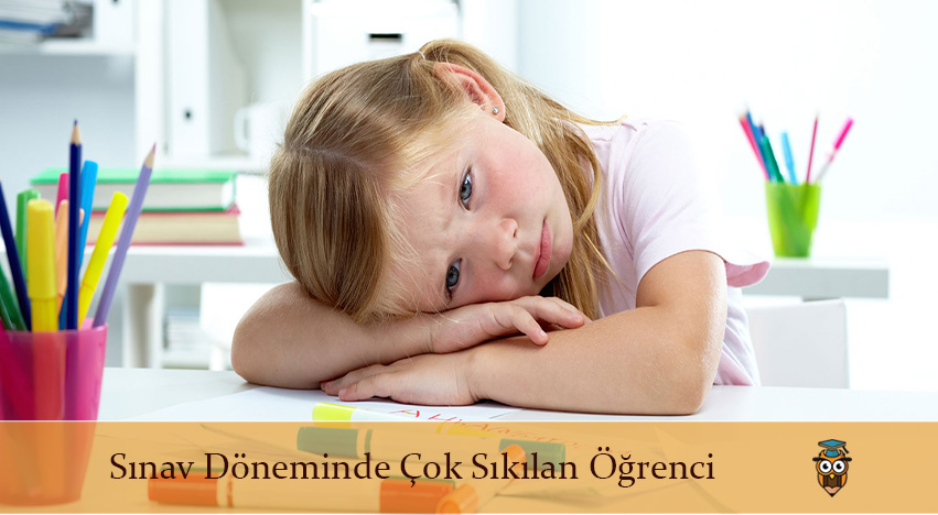 Sınav Döneminde Çok Sıkılan Öğrenci