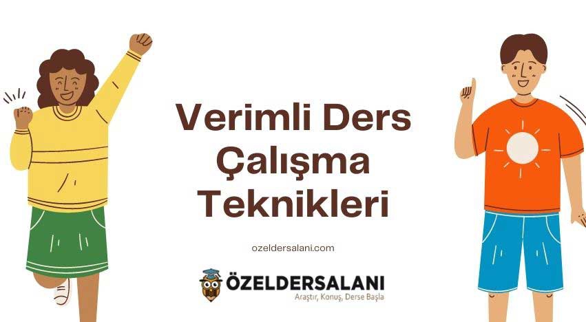 Verimli Ders Çalışma Teknikleri